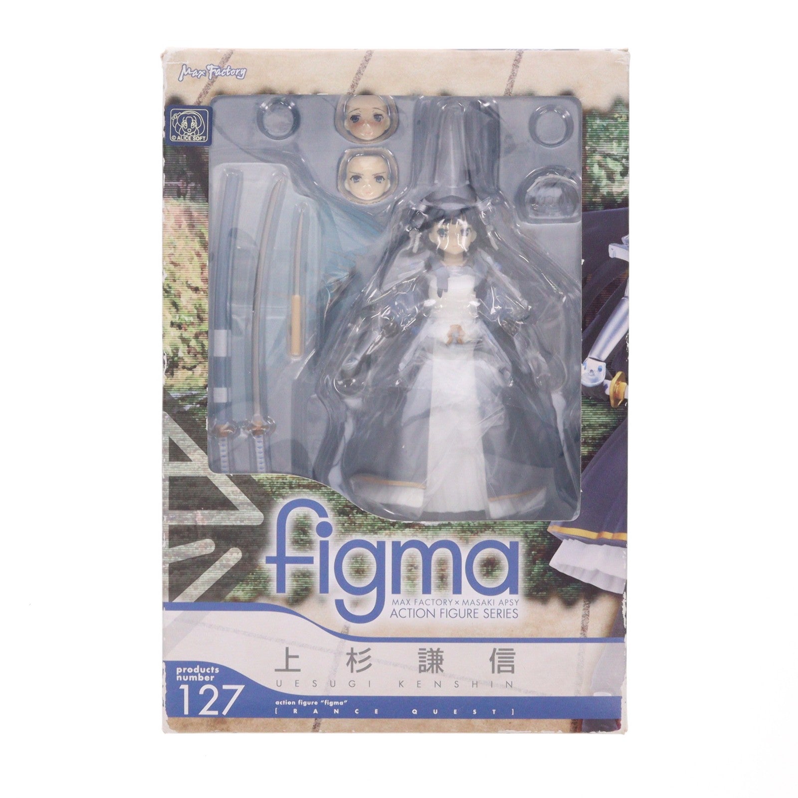 【中古即納】[FIG] figma(フィグマ) 127 上杉謙信(うえすぎけんしん) ランス・クエスト 完成品 可動フィギュア マックスファクトリー(20120331)