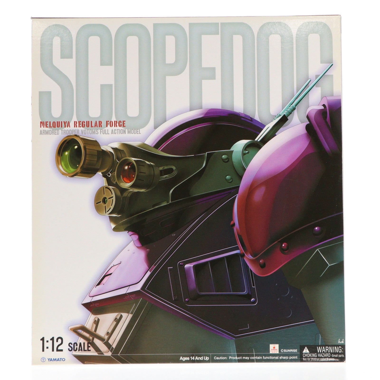 【中古即納】[FIG] スコープドッグ メルキア正規軍カラー仕様 装甲騎兵ボトムズ 1/12 完成品 フィギュア YAMATO(やまと)(20050425)