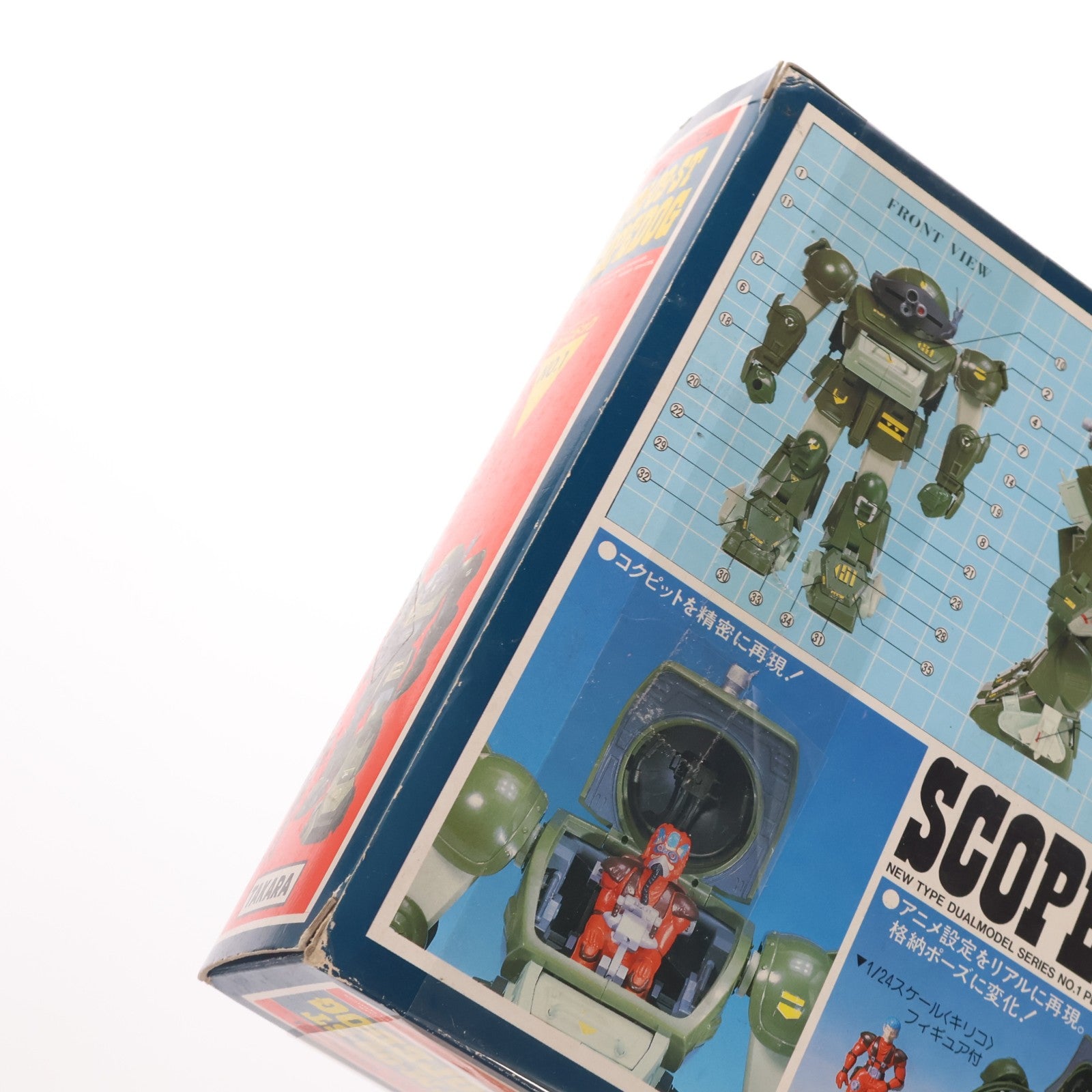 【中古即納】[FIG] ATM-09-ST スコープドッグ 装甲騎兵ボトムズ 1/24 デュアルモデル 完成品 可動フィギュア タカラ(19991231)