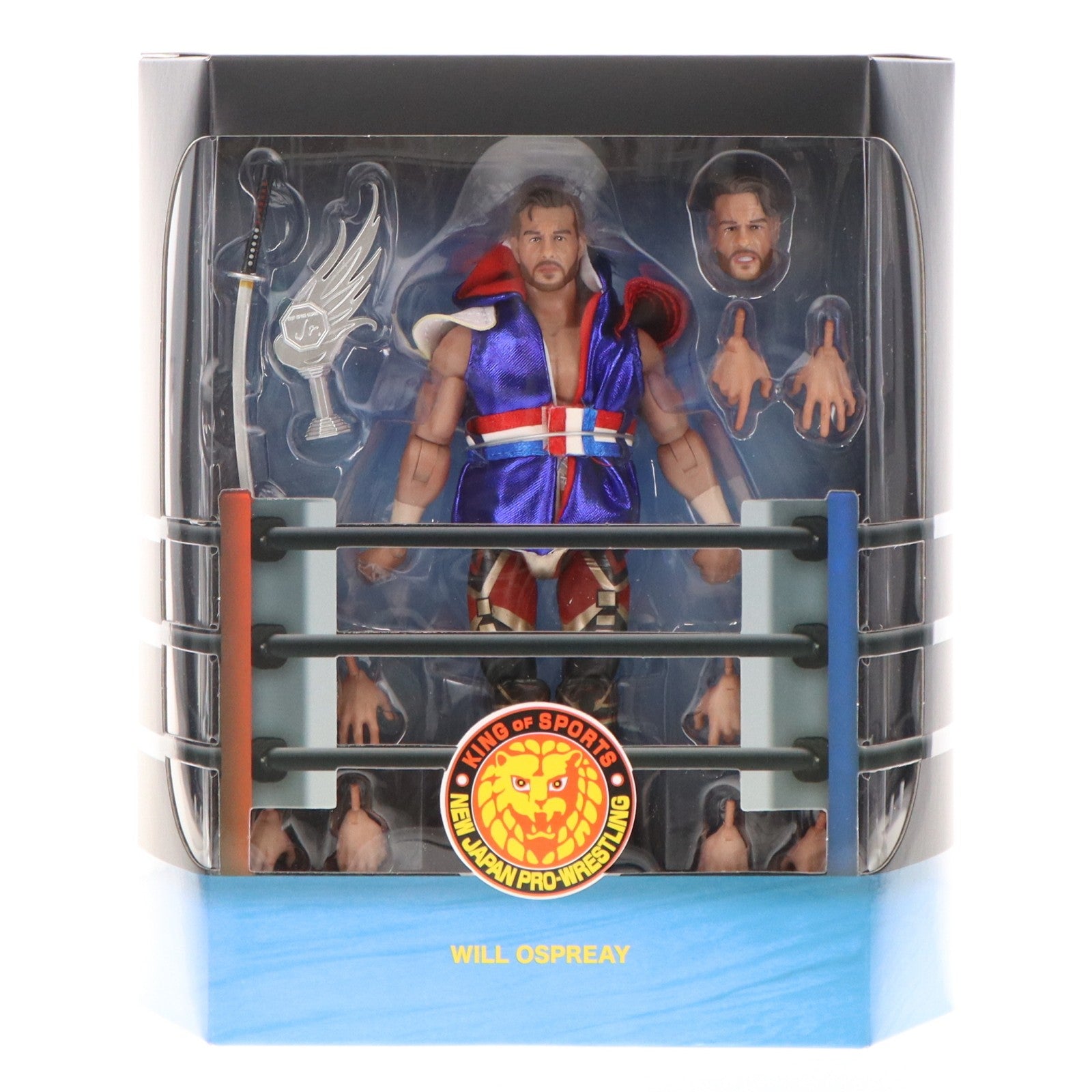 【中古即納】[FIG] ウィル・オスプレイ 新日本プロレス アルティメイト 7インチ 完成品 アクションフィギュア シリーズ1(海外流通版) スーパー7(20210530)