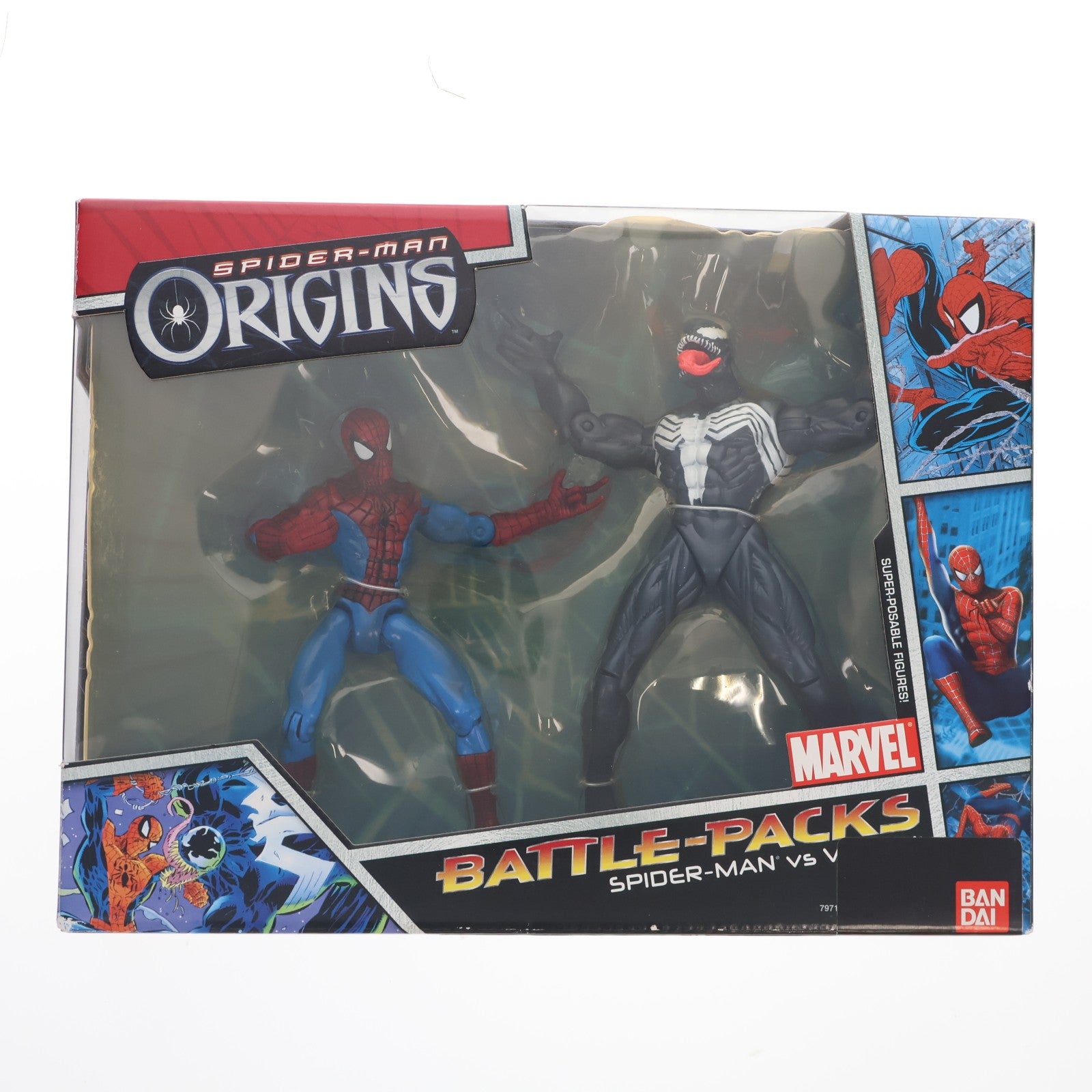 【中古即納】[FIG] スパイダーマン バトルパック スパイダーマンVSヴェノム スパイダーマン 完成品 フィギュア ハズブロ(20070303)