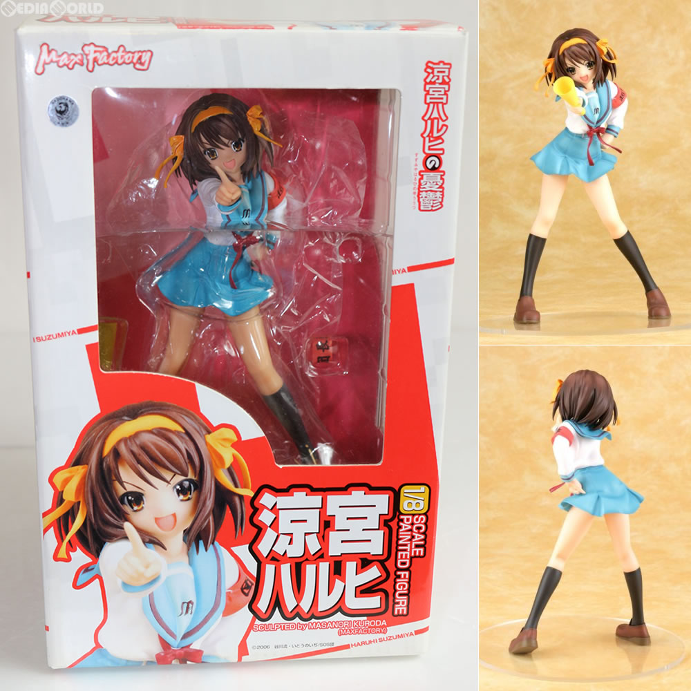 【中古即納】[FIG] 涼宮ハルヒ(すずみやはるひ) 涼宮ハルヒの憂鬱 1/8 完成品 フィギュア マックスファクトリー(20070228)
