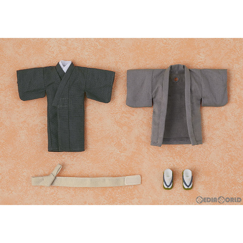 【中古即納】[FIG] ねんどろいどどーる おようふくセット 着物 Boy(グレー) フィギュア用アクセサリ グッドスマイルカンパニー(20230826)