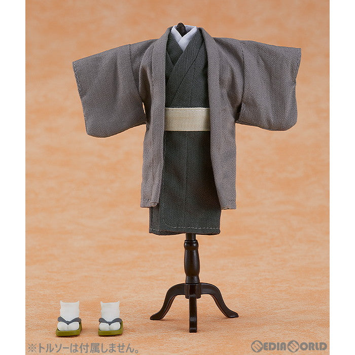 【中古即納】[FIG] ねんどろいどどーる おようふくセット 着物 Boy(グレー) フィギュア用アクセサリ グッドスマイルカンパニー(20230826)