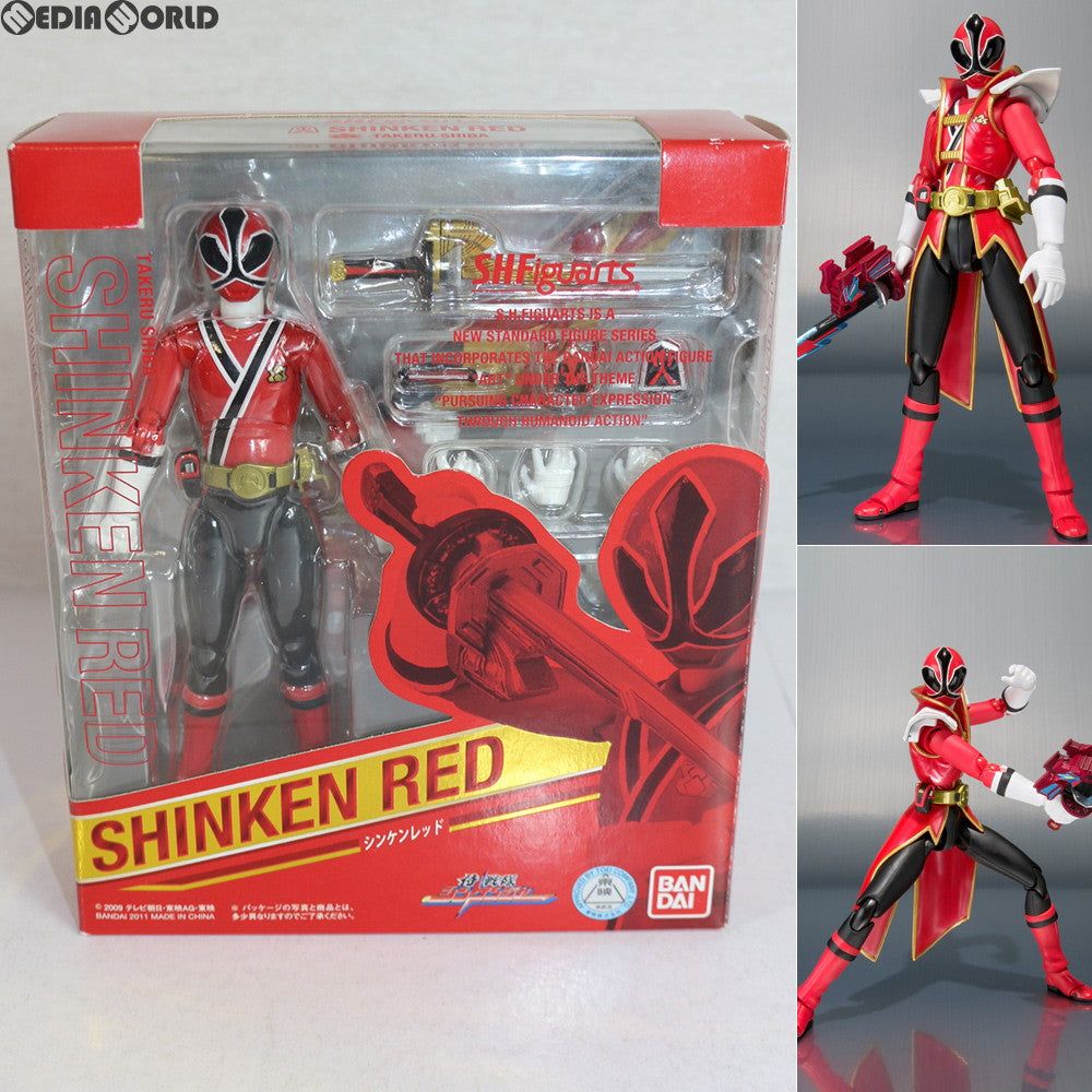 【中古即納】[FIG] S.H.Figuarts(フィギュアーツ) シンケンレッド 侍戦隊シンケンジャー 完成品 可動フィギュア バンダイ(20110723)