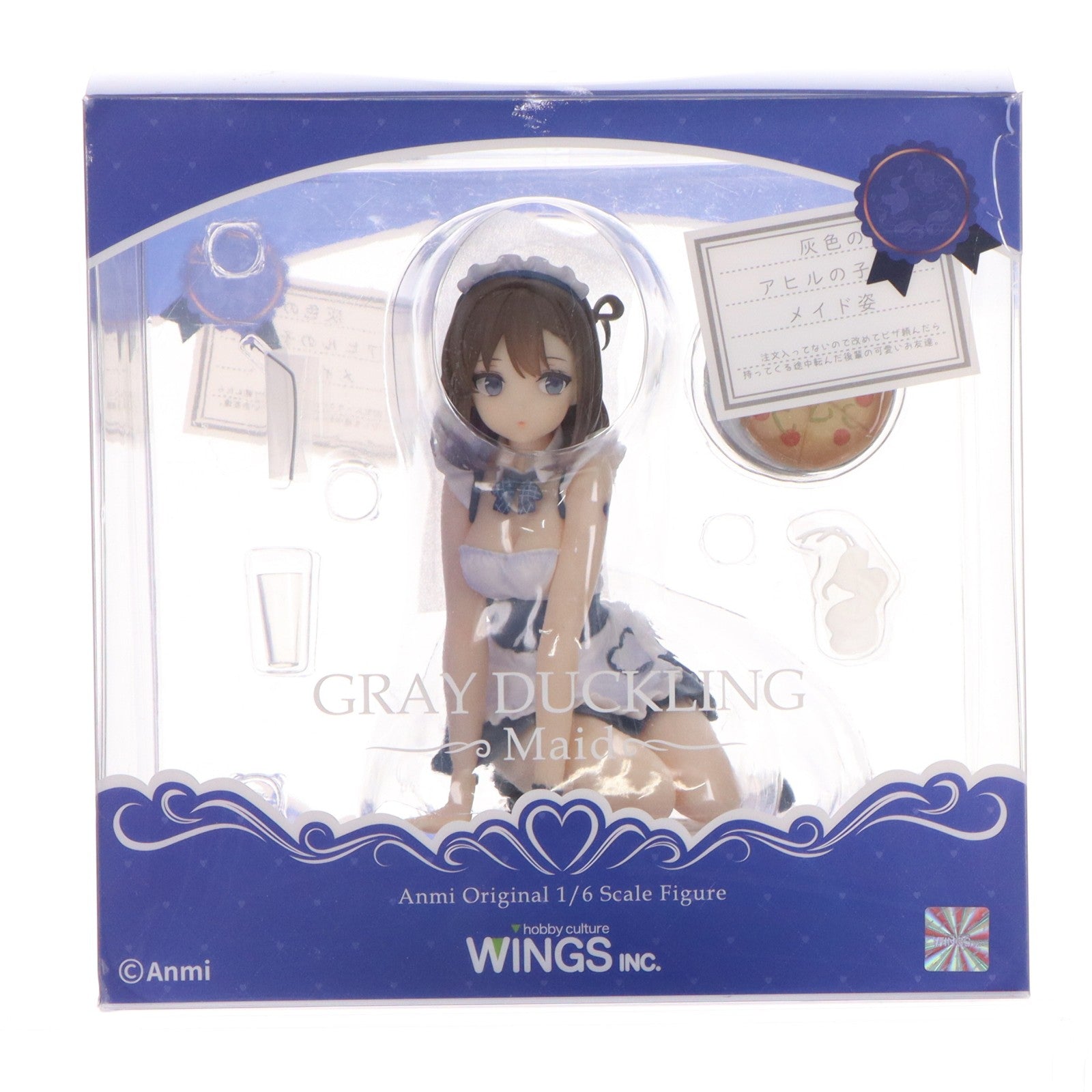 【中古即納】[FIG] Anmi 灰色アヒルの子メイド姿 1/6 完成品 フィギュア WINGS inc.(双翼社)(20230202)