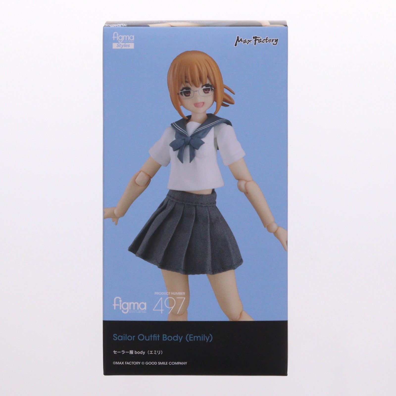 【中古即納】[FIG] figma(フィグマ) 497 セーラー服body(エミリ) figma styles(フィグマ スタイルズ) 完成品 可動フィギュア マックスファクトリー(20220316)