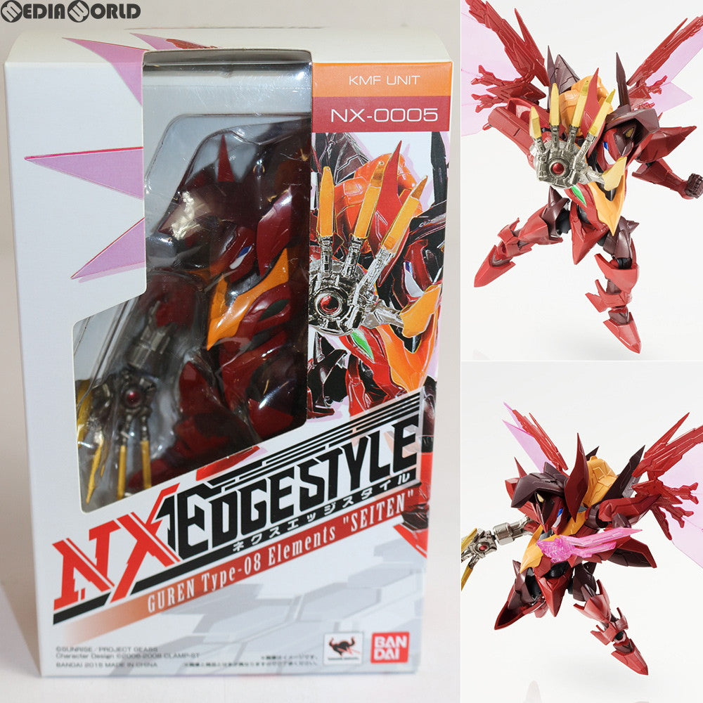 【中古即納】[FIG] ネクスエッジスタイル(KMF UNIT) 紅蓮聖天八極式(ぐれんせいてんはっきょくしき) コードギアス反逆のルルーシュR2 完成品 可動フィギュア バンダイ(20150515)