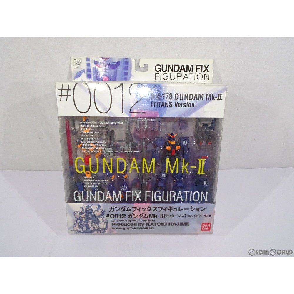 【中古即納】[FIG] GUNDAM FIX FIGURATION #0012 ガンダムMk-II [ティターンズ] 1号機 機動戦士Zガンダム 完成品 可動フィギュア バンダイ(20030125)