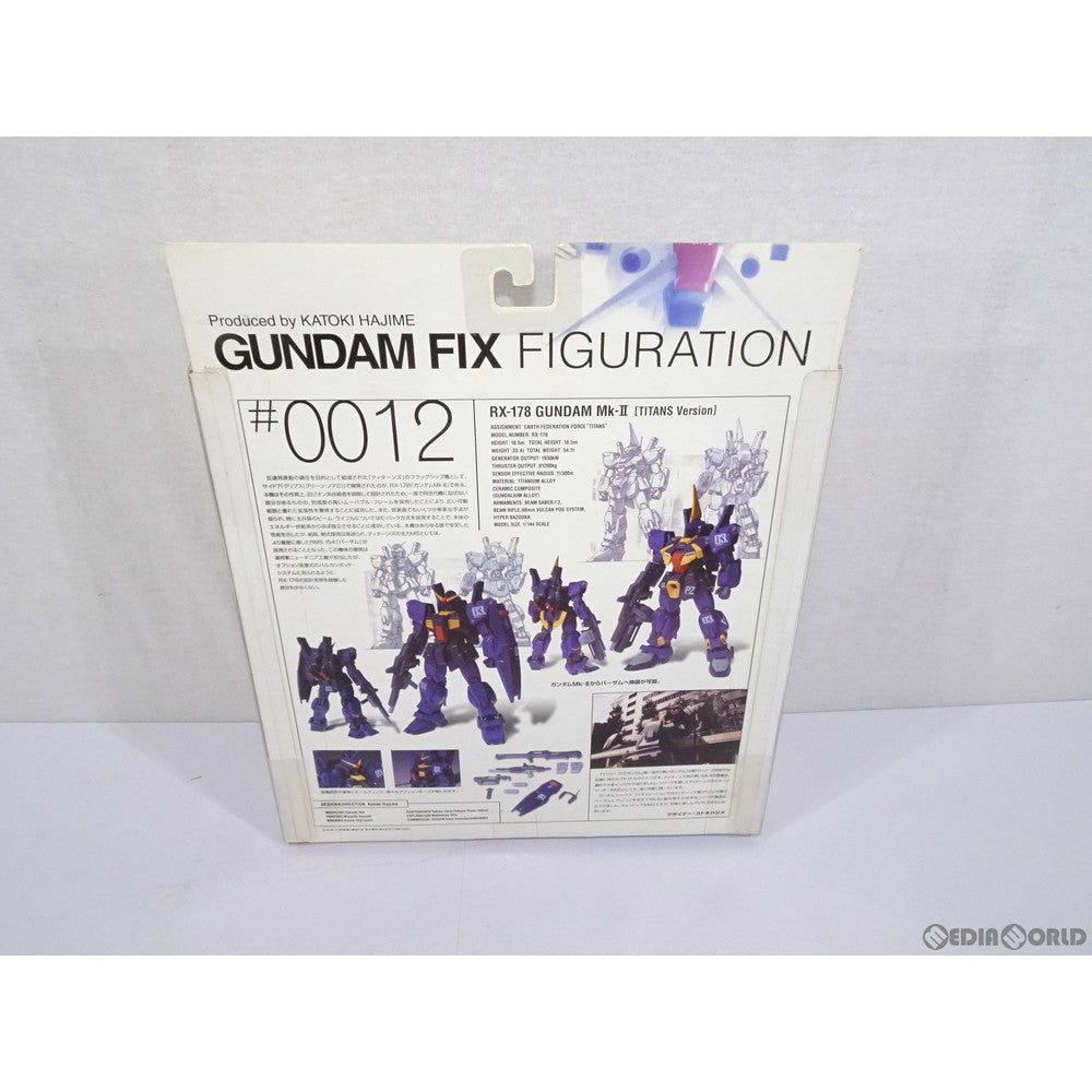 【中古即納】[FIG] GUNDAM FIX FIGURATION #0012 ガンダムMk-II [ティターンズ] 1号機 機動戦士Zガンダム 完成品 可動フィギュア バンダイ(20030125)