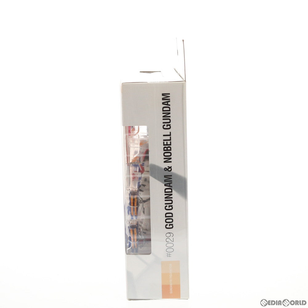 【中古即納】[FIG] GUNDAM FIX FIGURATION #0029 ゴッドガンダム&ノーベルガンダム 機動武闘伝Gガンダム 完成品 可動フィギュア バンダイ(20060429)