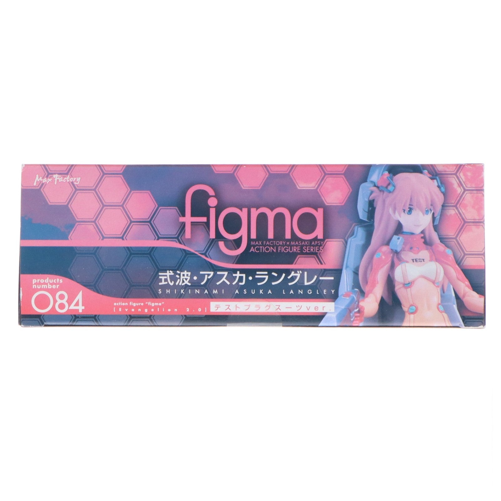 【中古即納】[FIG] figma(フィグマ) 084 式波・アスカ・ラングレー テストプラグスーツver. ヱヴァンゲリヲン新劇場版:破 完成品 可動フィギュア マックスファクトリー(20110127)