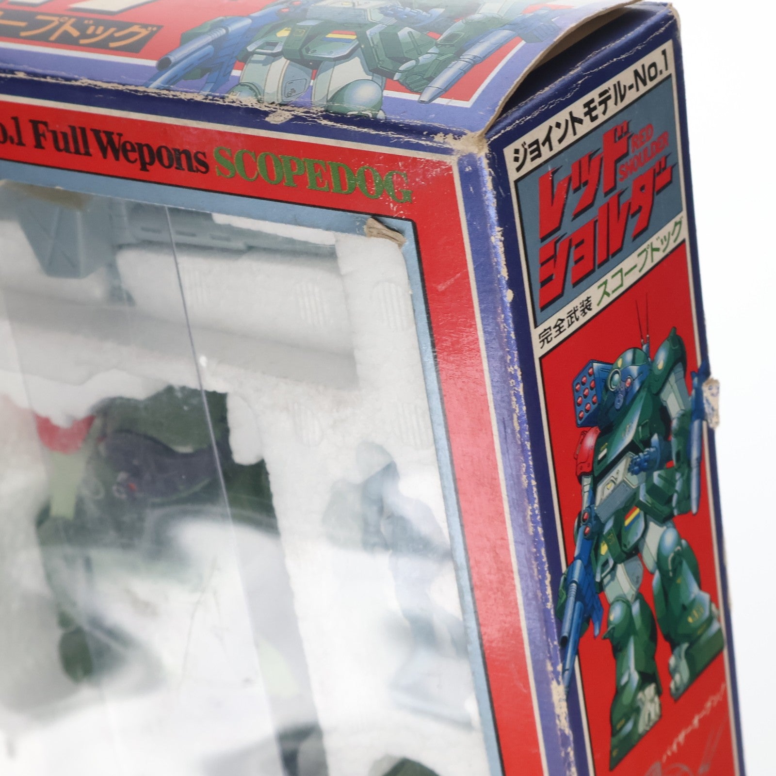 【中古即納】[FIG] ジョイントモデル No.1 完全武装 スコープドッグ レッドショルダー 初版 装甲騎兵ボトムズ 1/35 完成品 可動フィギュア タカラ(19831231)