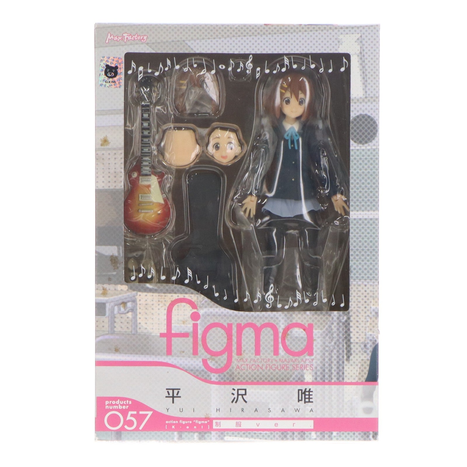 【中古即納】[FIG] figma(フィグマ) 057 平沢唯(ひらさわゆい) 制服Ver. けいおん! 完成品 可動フィギュア マックスファクトリー(20100930)