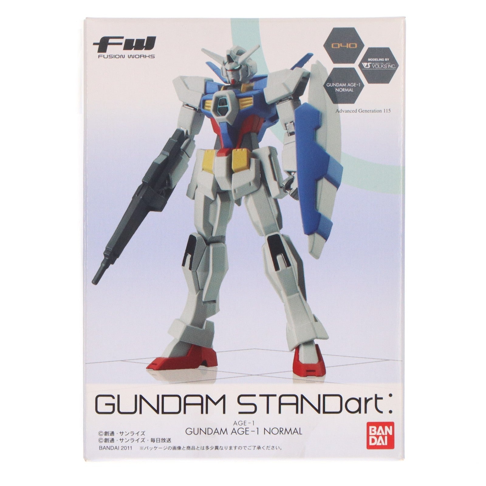 【中古即納】[FIG] (単品)(食玩) AGE-1 ガンダムAGE-1 ノーマル FW GUNDAM STANDart:11 機動戦士ガンダムAGE(エイジ) フィギュア バンダイ(20111031)
