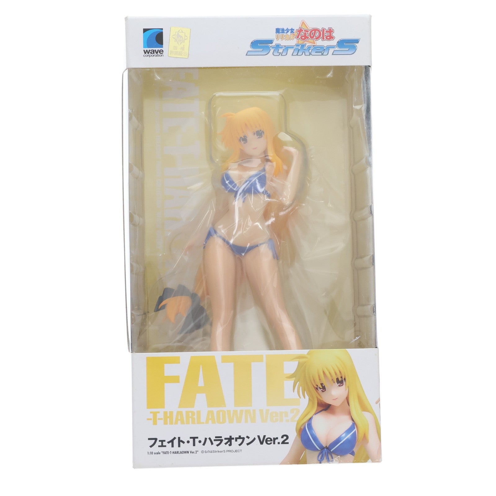 【中古即納】[FIG] BEACH QUEENS(ビーチクイーンズ) フェイト・T・ハラオウン Ver.2 魔法少女リリカルなのはStrikerS(ストライカーズ) 1/10 完成品 フィギュア ウェーブ(WAVE)(20150417)