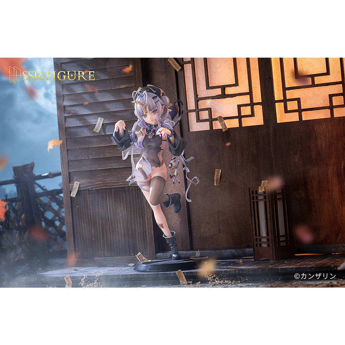 【中古即納】[FIG] アクリルキーホルダー付属 SSR FIGURE 死ノ宮かんな(しのみやかんな) キョンシー Ver. 1/7 完成品 フィギュア SSR FIGURE(20250830)