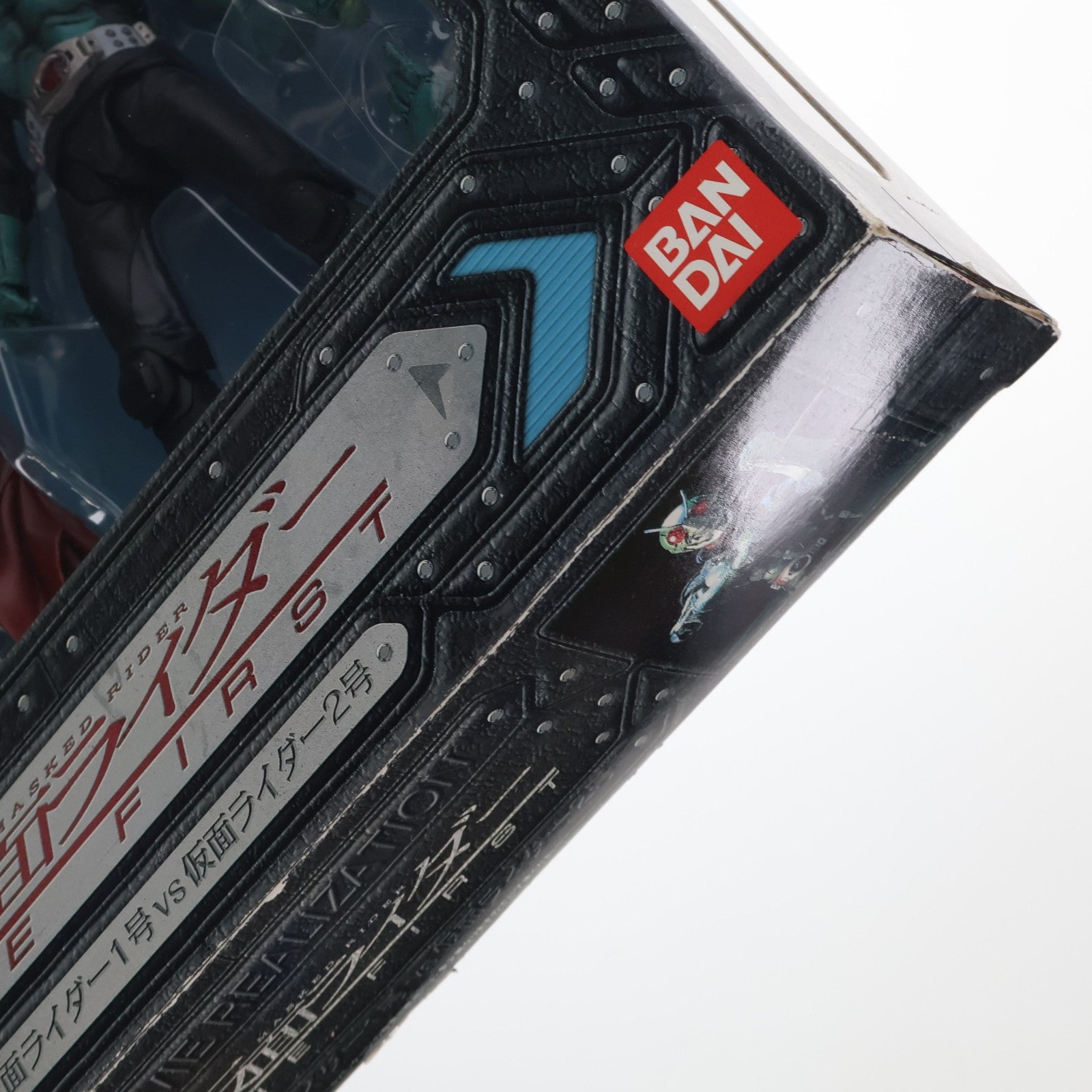 【中古即納】[FIG] MOVIE REALIZATION 仮面ライダー1号・2号(仮面ライダーTHE FIRST) 完成品 可動フィギュア バンダイ(20060527)
