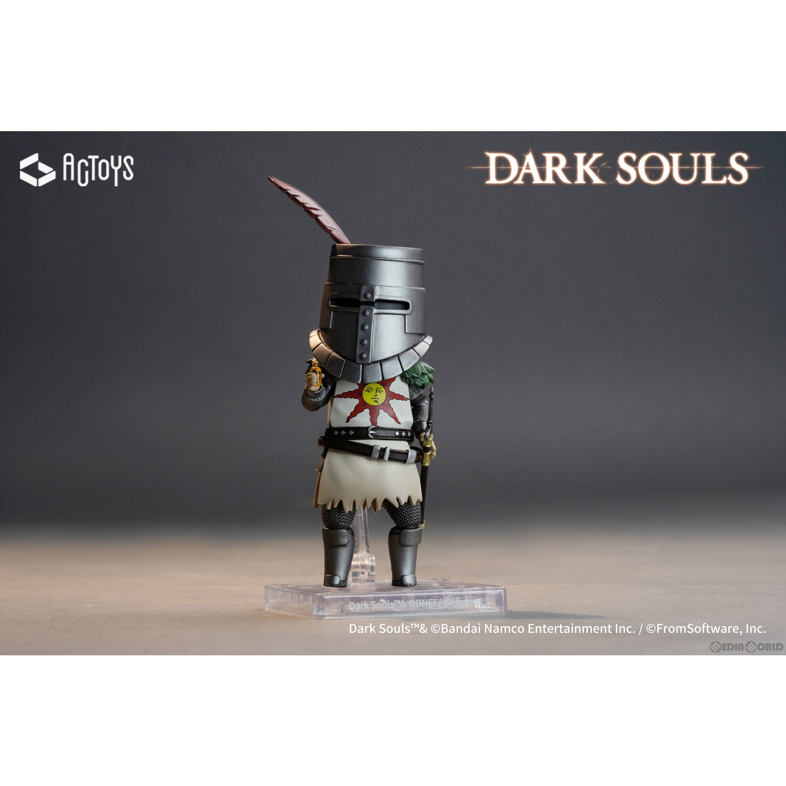 【中古即納】[FIG] 太陽の戦士ソラール DARK SOULS(ダークソウル) デフォルメアクションフィギュア 絵梦(エモン)トイズ(EMONTOYS)/ACTOYS(エーシートイズ)(20230714)