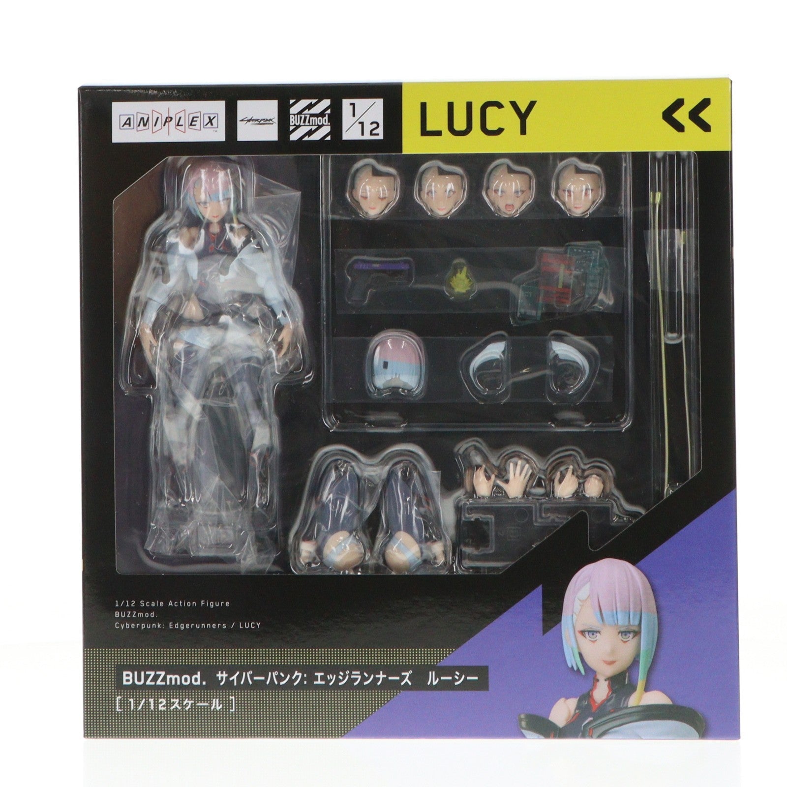 【中古即納】[FIG] BUZZmod.(バズモッド) ルーシー サイバーパンク: エッジランナーズ 1/12 完成品 アクションフィギュア(MD24-0959001) アニプレックス(20260430)