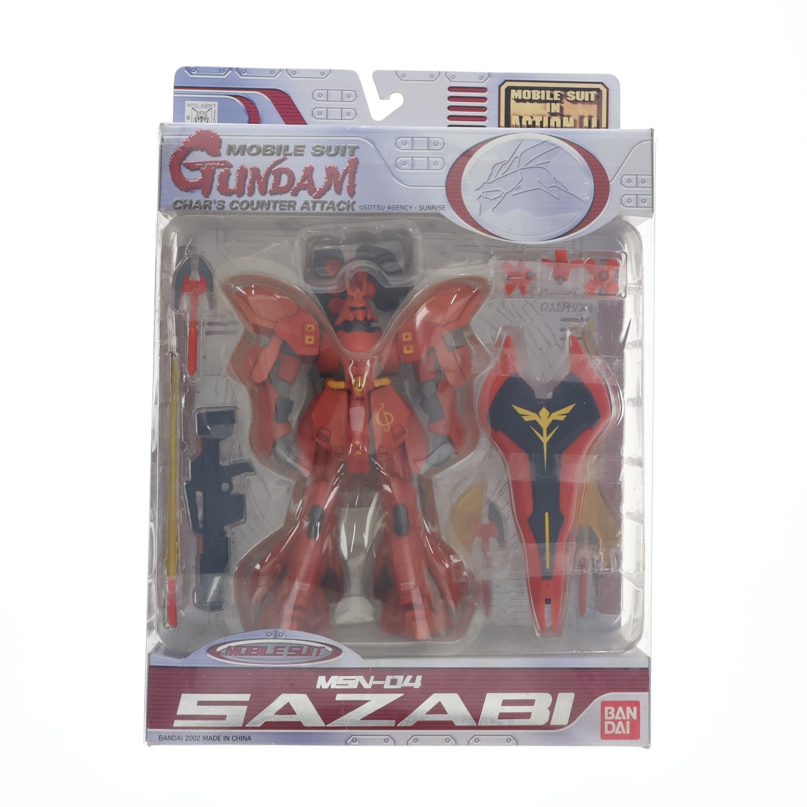 【中古即納】[FIG] MS IN ACTION!!(モビルスーツ・イン・アクション) MSN-04 サザビー 機動戦士ガンダム 逆襲のシャア 完成品 可動フィギュア バンダイ(20020525)