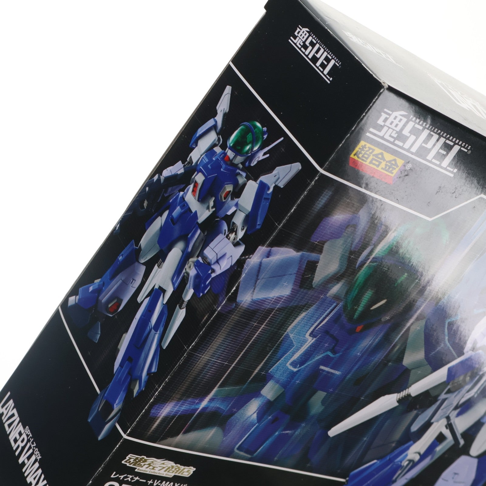 【中古即納】[FIG] 魂ウェブ商店限定 魂SPEC レイズナー+V-MAXパーツセット 蒼き流星SPTレイズナー 完成品 可動フィギュア バンダイ(20150131)