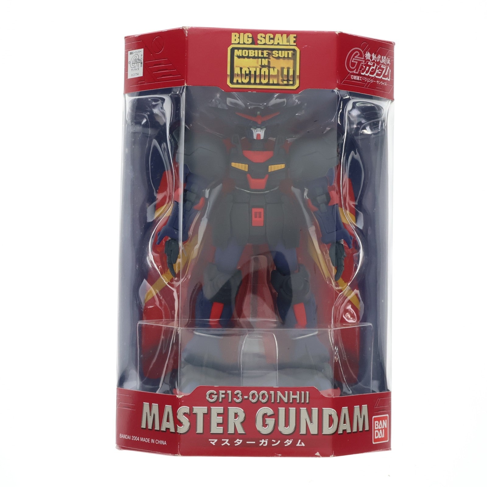 【中古即納】[FIG] BIG SCALE MS IN ACTION!!(モビルスーツ・イン・アクション) GF13-001NHII マスターガンダム 機動武闘伝Gガンダム 完成品 可動フィギュア バンダイ(20040331)