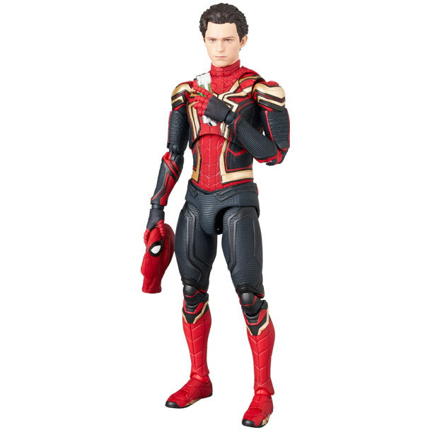 【中古即納】[FIG] マフェックス No.245 MAFEX SPIDER-MAN(スパイダーマン) INTEGRATED SUIT スパイダーマン:ノー・ウェイ・ホーム 完成品 可動フィギュア メディコム・トイ(20250430)