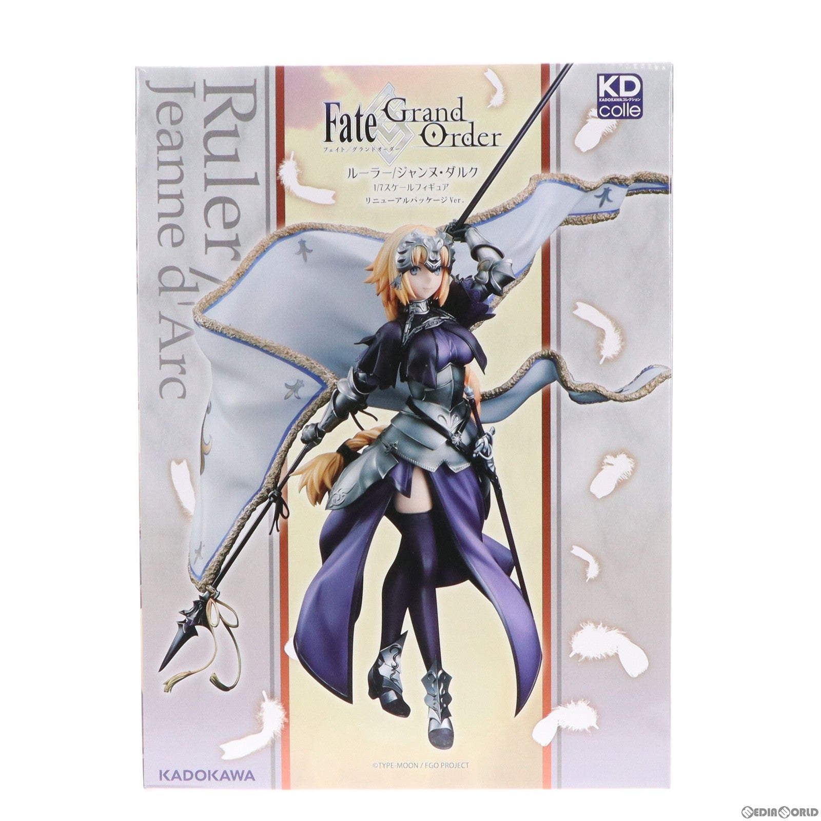 【中古即納】[FIG] ルーラー/ジャンヌ・ダルク リニューアルパッケージVer. Fate/Grand Order(フェイト/グランドオーダー) 1/7 完成品 フィギュア アスキー・メディアワークス/KADOKAWA(カドカワ)(20220630)