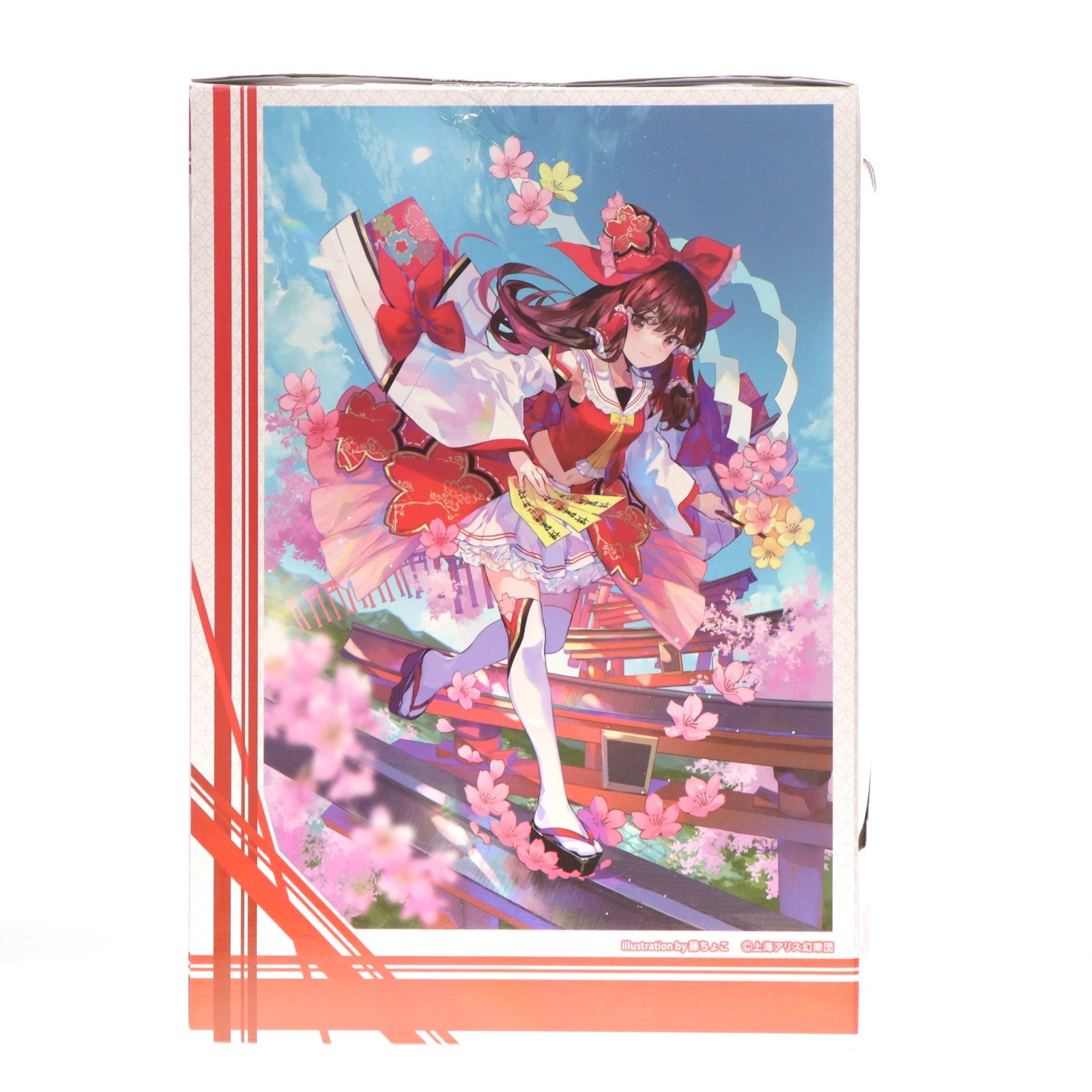 【中古即納】[FIG] 博麗霊夢(はくれいれいむ) illustration by 藤ちょこ 東方Project 1/7 完成品 フィギュア(AMU-FNX1001) フリュー(20250131)