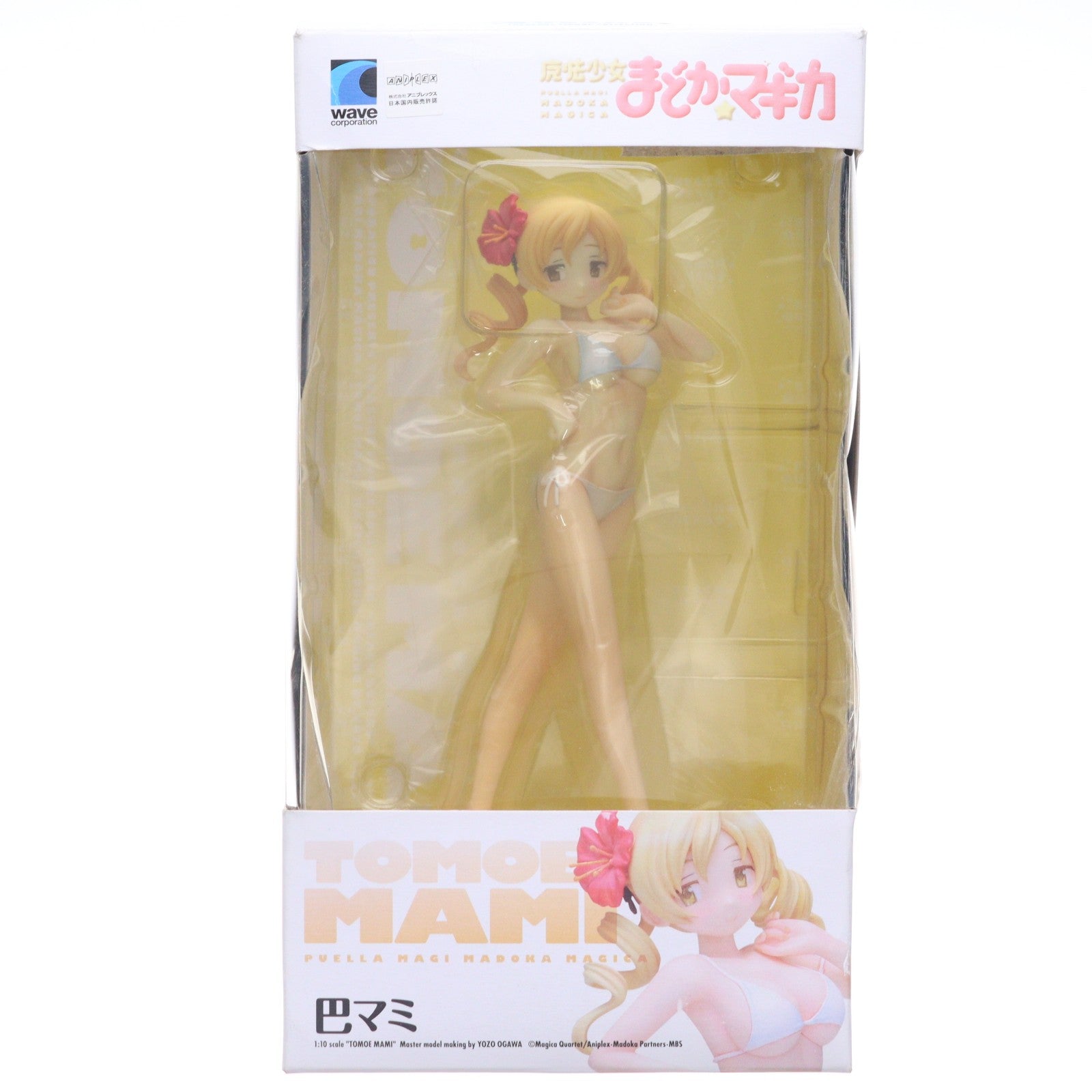 【中古即納】[FIG] BEACH QUEENS(ビーチクイーンズ) 巴マミ(ともえまみ) 魔法少女まどか☆マギカ 1/10 完成品 フィギュア(NF-149) ウェーブ(WAVE)(20120201)