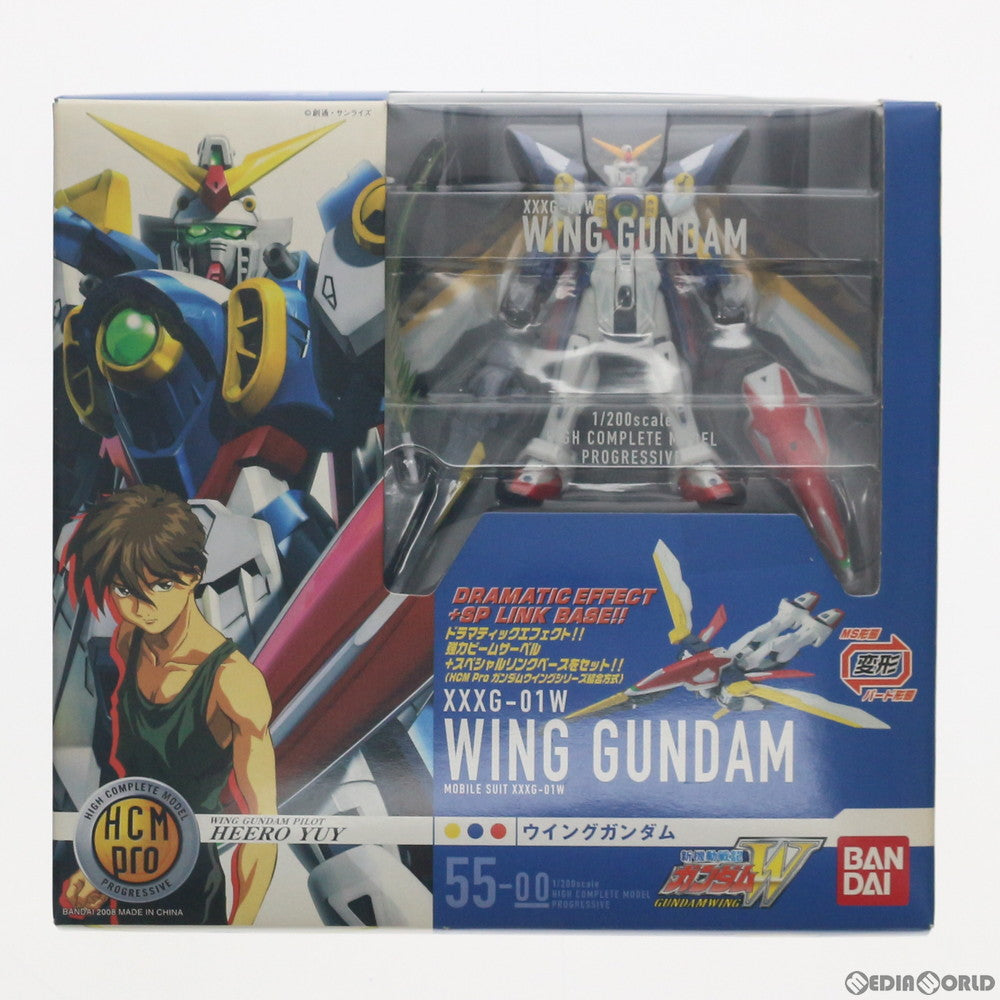 【中古即納】[FIG] HCM-Pro 55 ウイングガンダム 新機動戦記ガンダムW(ウイング) 完成品 可動フィギュア バンダイ(20080621)