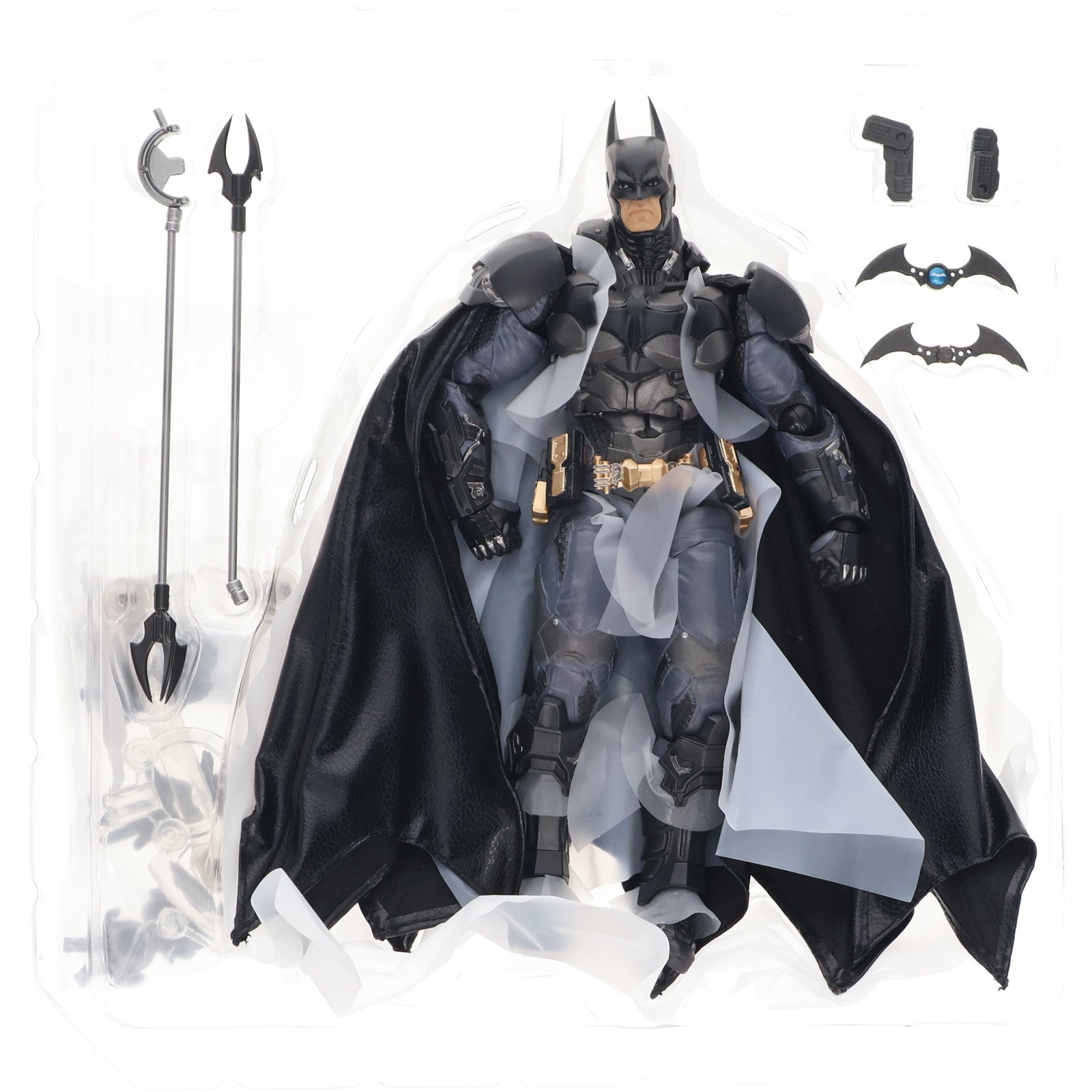 【中古即納】[FIG] アメイジング・ヤマグチ バットマン(バットマン:アーカム・ナイト Ver.) 完成品 可動フィギュア(NR038) 海洋堂(20241031)