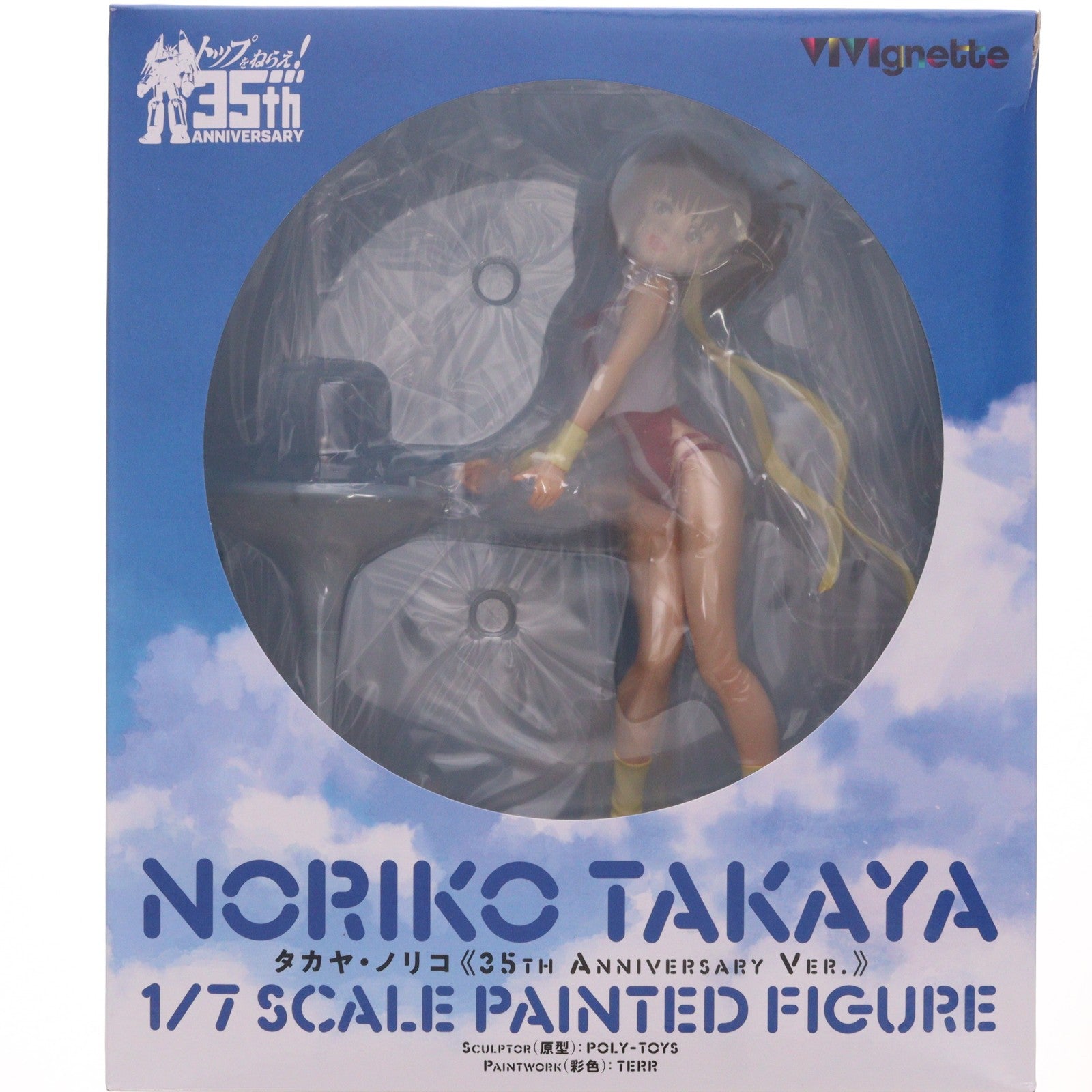 【中古即納】[FIG] VIVIgnette(ビビネット) タカヤ・ノリコ 『35th Anniversary Ver.』 トップをねらえ! 完成品 フィギュア バンダイナムコフィルムワークス(20241130)