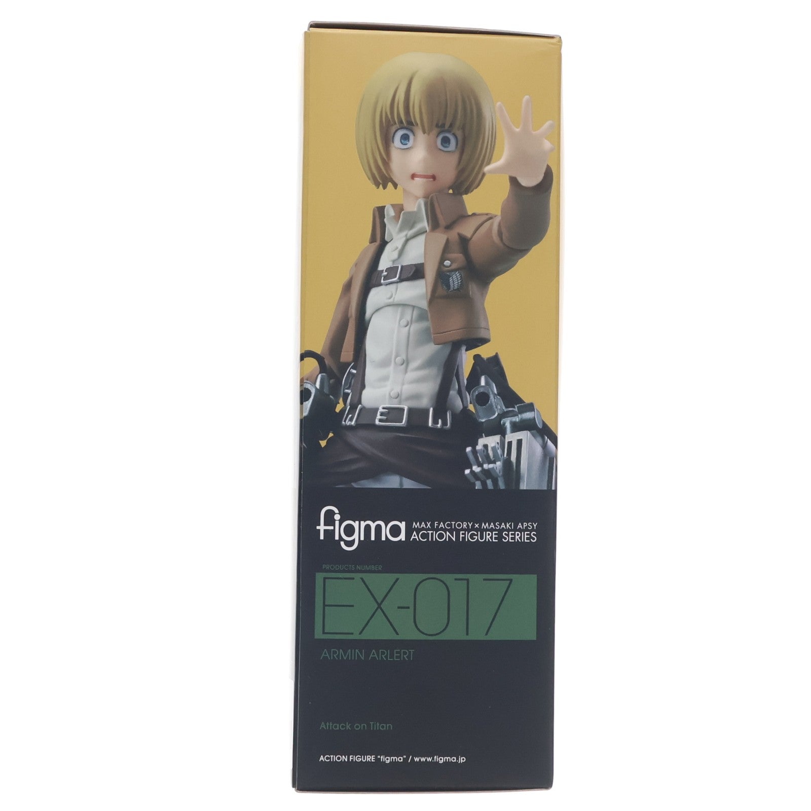 【中古即納】[FIG] figma(フィグマ) EX-017 アルミン・アルレルト 進撃の巨人 完成品 可動フィギュア ワンフェス2014冬&GOODSMILE ONLINE SHOP限定 マックスファクトリー(20140209)