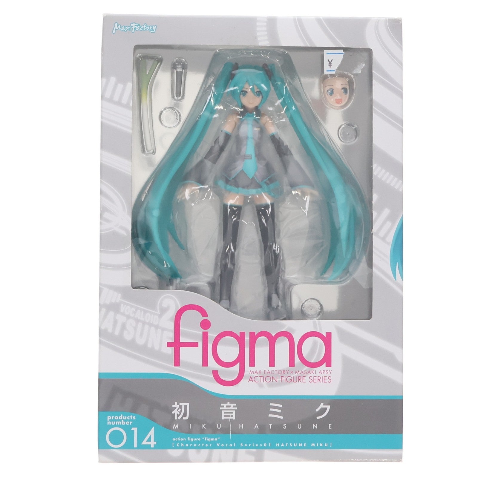 【中古即納】[FIG] figma(フィグマ) 014 初音ミク キャラクター・ボーカル・シリーズ01 初音ミク 完成品 可動フィギュア マックスファクトリー(20080910)