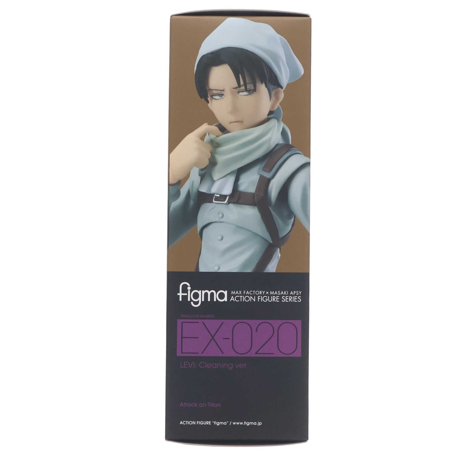 【中古即納】[FIG] figma(フィグマ) EX-020 リヴァイ お掃除ver. 進撃の巨人 完成品 可動フィギュア ワンダーフェスティバル2014夏&GOODSMILE ONLINE SHOP限定 マックスファクトリー(20140727)