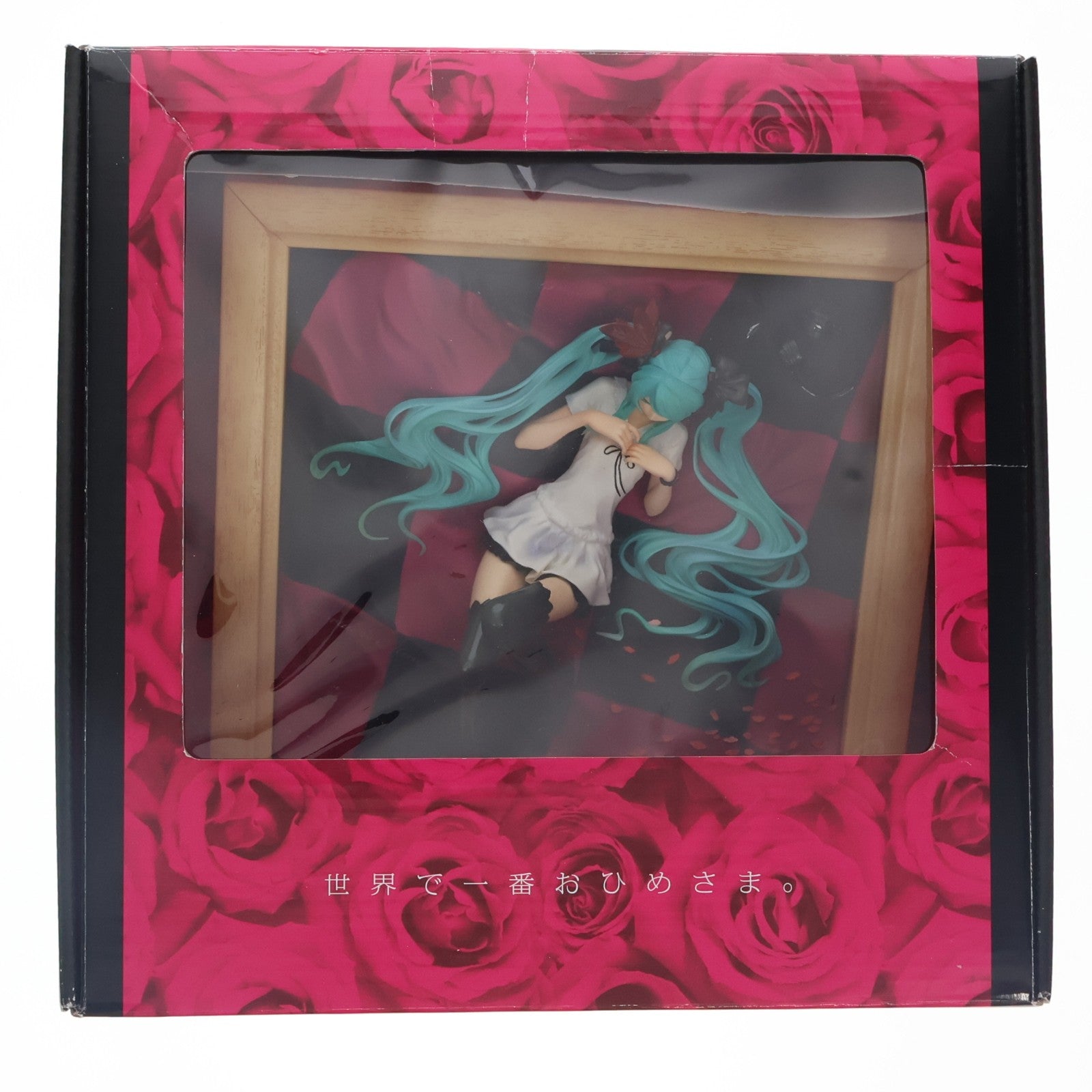 【中古即納】[FIG] supercell feat.初音ミク ワールドイズマイン[ナチュラルフレーム] キャラクター・ボーカル・シリーズ01 初音ミク 1/8 完成品 フィギュア グッドスマイルカンパニー(20091215)