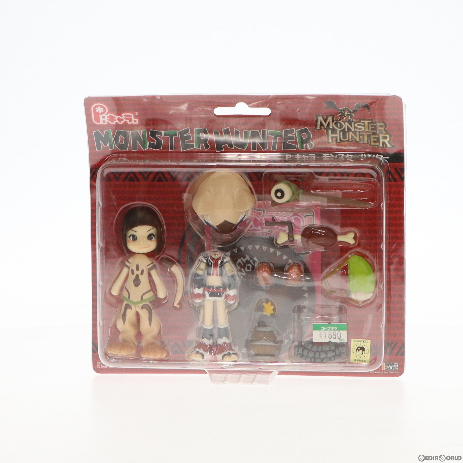 【中古即納】[FIG] モンスターハンター モンちゃんアイルーコスVer. P:キャラ PC2021 モンスターハンター 完成品 可動フィギュア GSIクレオス(20080112)