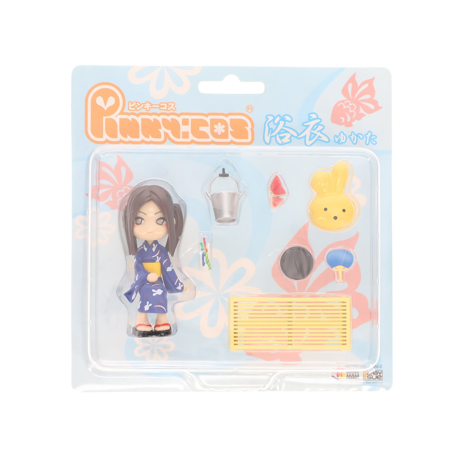 【中古即納】[FIG] ピンキーコス 浴衣 座り姿Ver. ピンキーストリート 完成品 フィギュア(PC002) GSIクレオス(20060912)