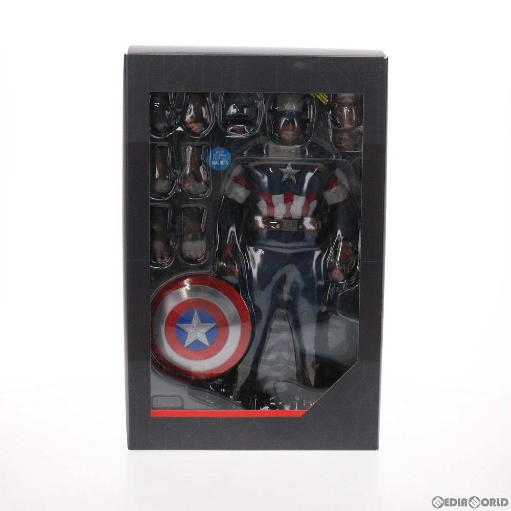 【中古即納】[FIG] ムービー・マスターピース キャプテン・アメリカ アベンジャーズ/エイジ・オブ・ウルトロン 1/6 完成品 可動フィギュア(MMS281) ホットトイズ(20150530)