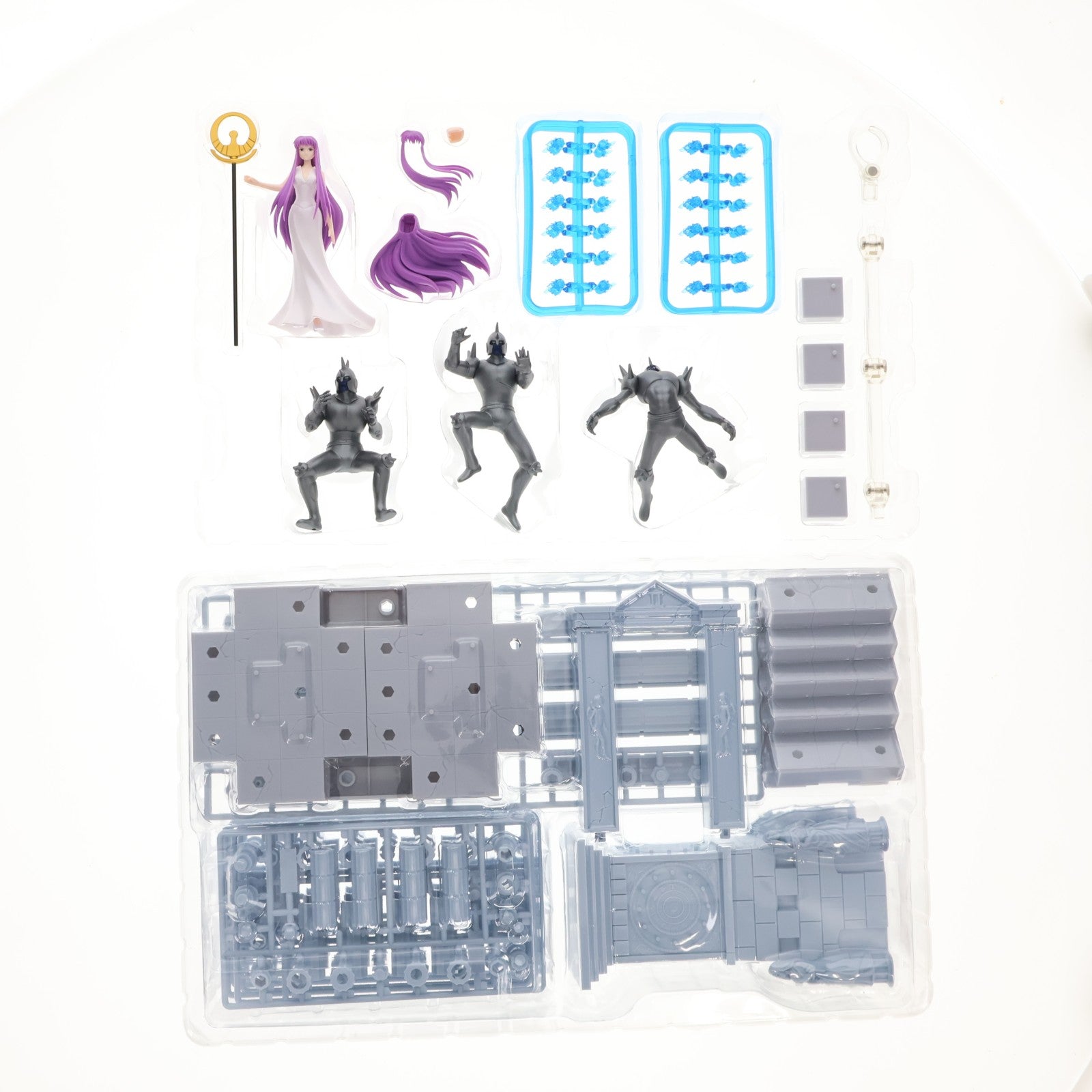 【中古即納】[FIG] D.D.PANORAMATION(パノラメーション) 黄金十二宮拡張セット 聖域の火時計 -女神アテナと兵士たち- 聖闘士星矢 完成品 フィギュア バンダイ(20170415)