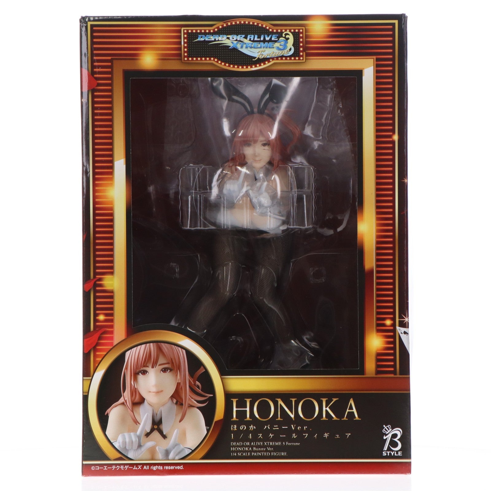 【中古即納】[FIG] B-style ほのか バニーVer. DEAD OR ALIVE Xtreme 3(デッドオアアライブ エクストリーム3) 1/4 完成品 フィギュア FREEing(フリーイング)(20190330)
