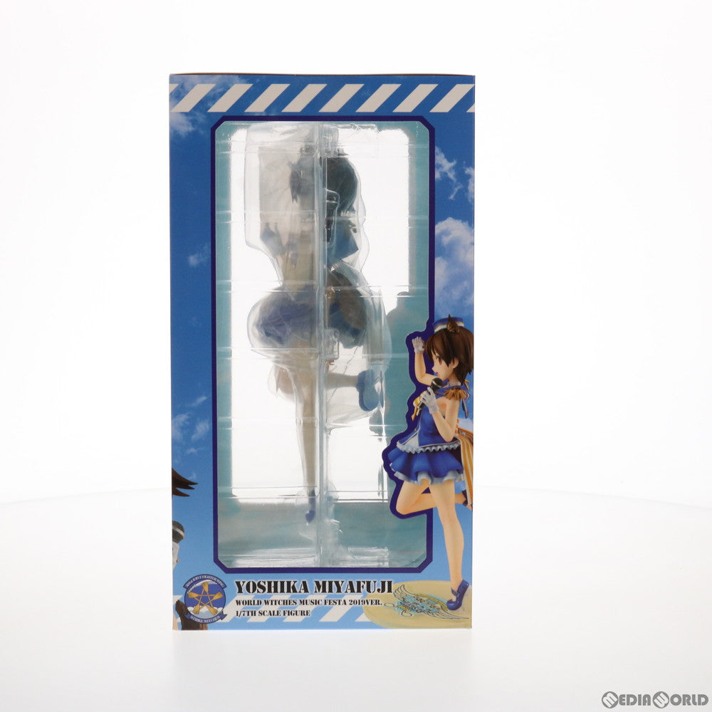 【中古即納】[FIG] 宮藤芳佳(みやふじよしか) ワールドウィッチーズミュージックフェスタ2019Ver. 第501統合戦闘航空団 ストライクウィッチーズ ROAD to BERLIN 1/7 完成品 フィギュア KADOKAWA(カドカワ)(20210821)
