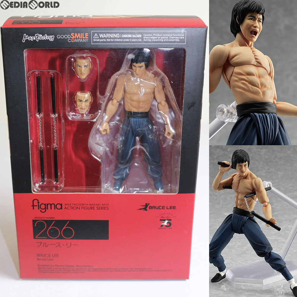 【中古即納】[FIG] figma(フィグマ) 266 ブルース・リー 完成品 可動フィギュア マックスファクトリー(20151121)