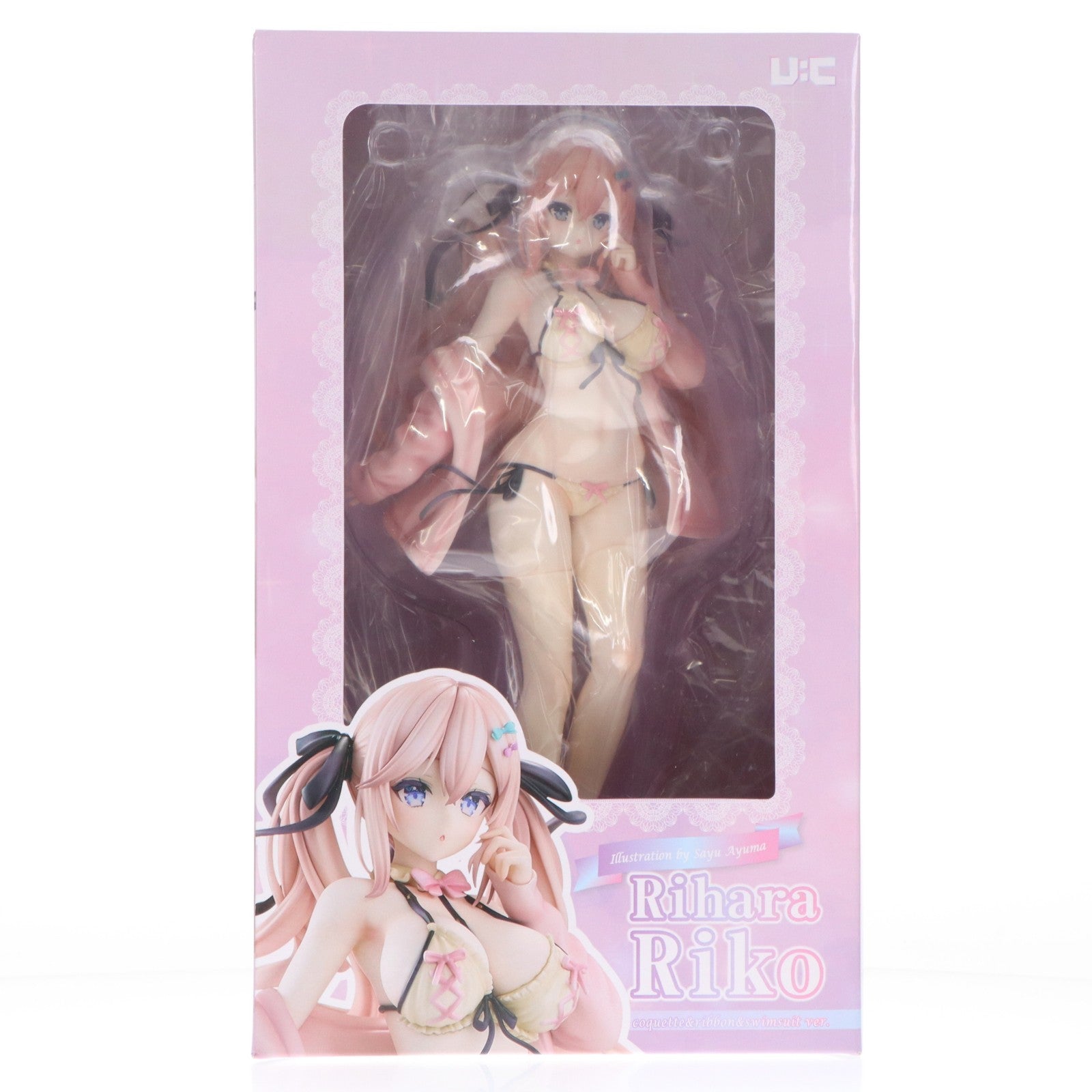 【中古即納】[FIG] あゆま紗由イラスト 李原りこ(りはらりこ) 小悪魔リボン水着ver. 1/6 完成品 フィギュア ユニオンクリエイティブ(20260430)