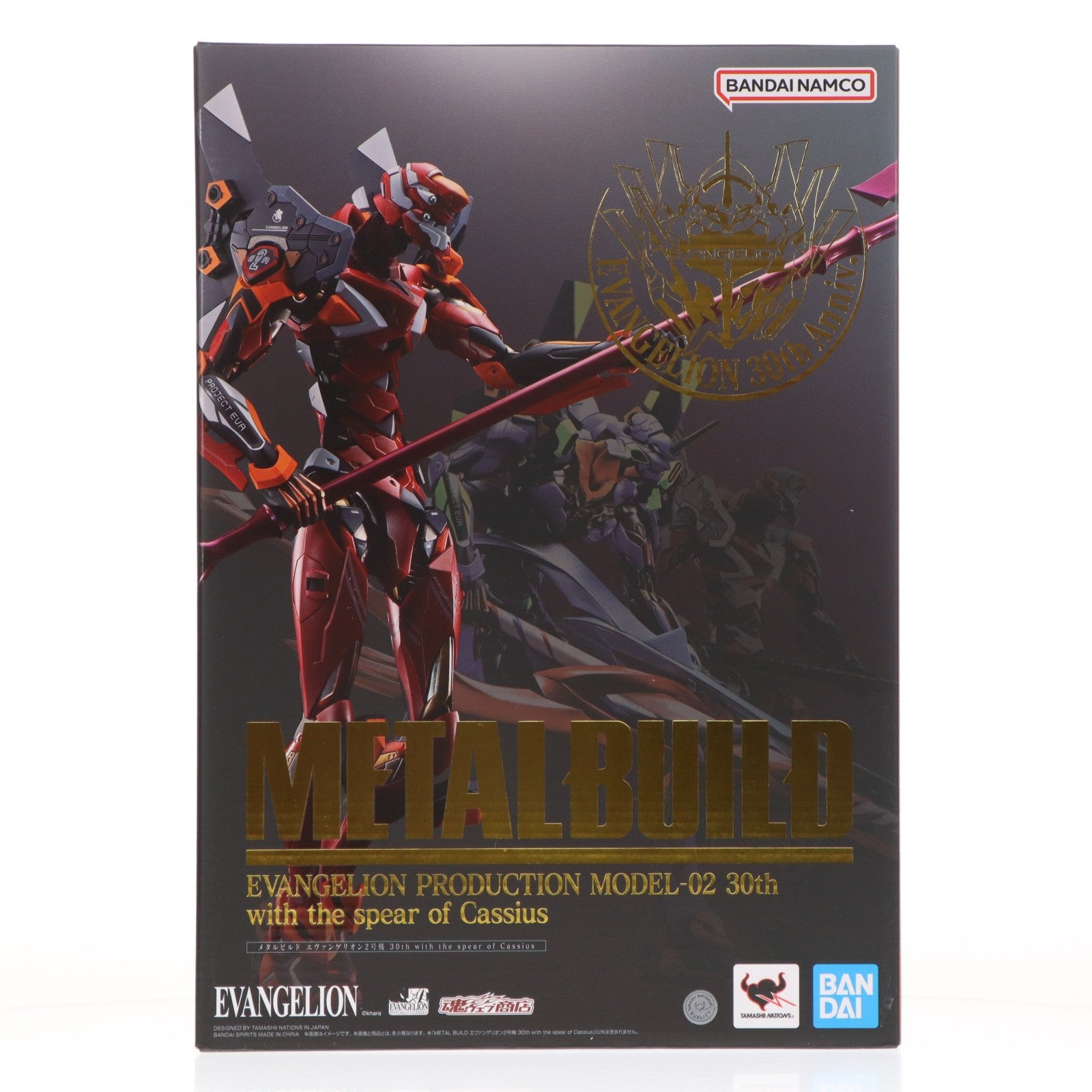 【中古即納】[FIG] METAL BUILD エヴァンゲリオン2号機 30th with the spear of Cassius ヱヴァンゲリヲン新劇場版 完成品 可動フィギュア EVANGELION STORE&魂ウェブ商店限定 バンダイスピリッツ(20260531)