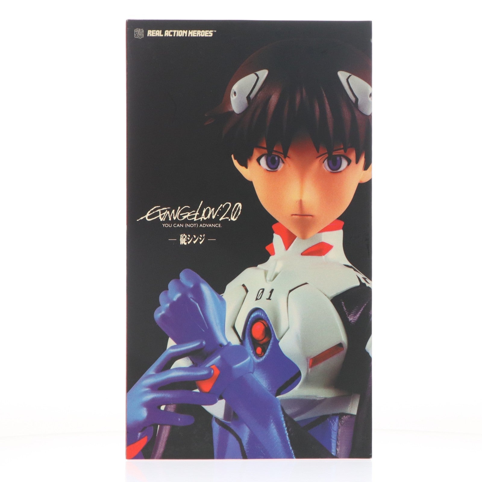 【中古即納】[FIG] リアルアクションヒーローズ No.449 RAH 碇シンジ ヱヴァンゲリヲン新劇場版:破 完成品 可動フィギュア メディコム・トイ(20090831)