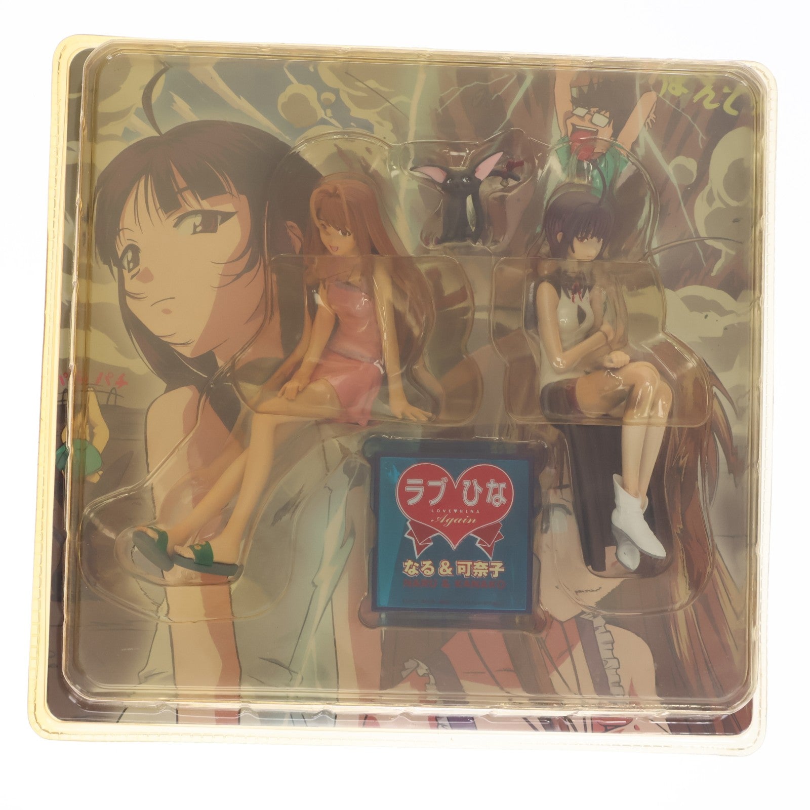 【中古即納】[FIG] 成瀬川なる&浦島可南子(なるせがわなる&うらしまかなこ) ラブひな Again 初回版全巻購入者特典 完成品 フィギュア ツクダオリジナル(20020126)