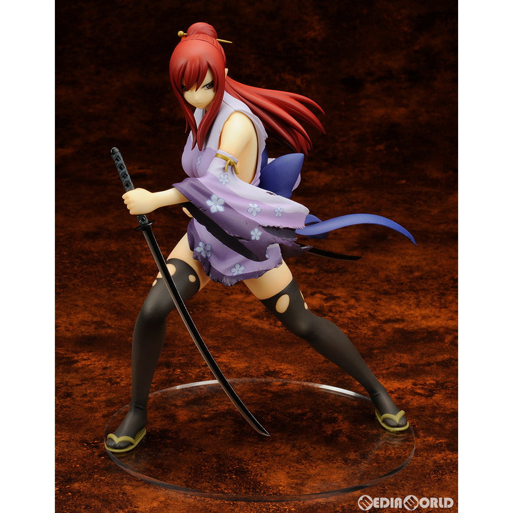 【中古即納】[FIG] エルザ・スカーレット(バトルVer.) FAIRY TAIL(フェアリーテイル) 1/8 完成品 フィギュア エクスプラス(20150212)